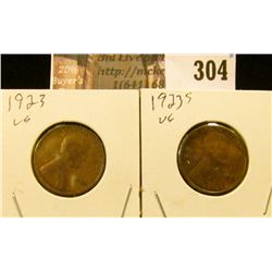 1923 P & S Lincoln Cents.