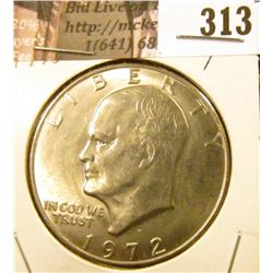 1972 D Eisenhower Dollar, BU.