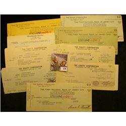 (8) Old uncancelled/cashed Checks with face value under $1.00.