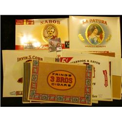 (18) very colorful Cigar Box labels in near Mint condition.