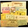 Image 1 : Twenty-different One Cent Official Food Coupon Scrip."Jet .