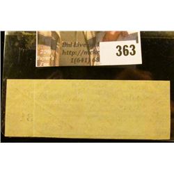 May 1877 "$30 in Gold at the National Bank of Commerce" Interest bearing Bond Coupon  no. 31 "Kansas