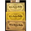 Image 1 : Three-piece set of "Bi-Lo Bonus Bucks…Good Only in Alaska", Crispt Unc.