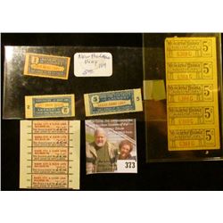 1919 New Port News, Virginia One Cent, Two Cent, and Five Cent Scrip. "Good For (one, two, five) Cen