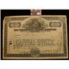 Image 1 : 1923 Two Shares of "The Wisconsin Edison Company" Stock Certificate, hole cancelled.