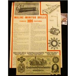Advertising Booklet  The New Monitor Drills have these features…Minneapolis-Moline Power Implement C