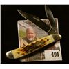 Image 1 : Case XX stag handle 2 blade “toothpick” pocket knife, 5” total length open (longest blade)