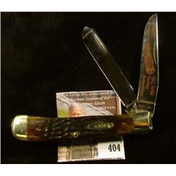 Case XX 1983 N.C. Wild Turkey Federation 2 blade commemorative knife, #225 of 300, decorated blade, 