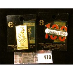 (2) official licensed 1996 Atlanta Centennial Olympics pins