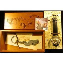 Relic 1955 Thunderbird 40th anniversary watch, with keychain, in box. Needs a battery.