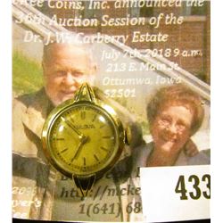 Bulova ladies watch, 7AF, 7 jewels in a 10K RGP case. Needs repair, for parts or repair.