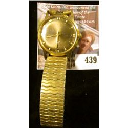 Vintage Bulova Sea King watch, N0, A46070. Winds, runs, keeps time.