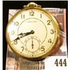 Image 1 : Hamilton 917 17 jewels pocket watch, estimated production date 1936. Starts but will not run, needs 