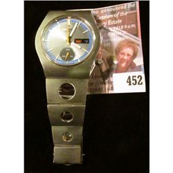 VERY RARE Seiko 6139-8029 men’s day/date chronograph, totally original case, works and band, early 1