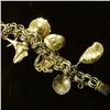 Image 2 : 8” silver double ring link charm bracelet with 14 shells and whales sterling charms. Well made with 