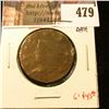 Image 1 : 1821 Large Cent, scarce, low mintage, AG, clear date, G value $45