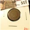 Image 1 : 1867 Indian Head Cent, AG legible date, value $30