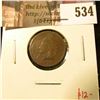 Image 1 : 1886 type 2 Indian Head Cent, VG, value $12