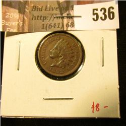 1888 Indian Head Cent, VF+, value $8