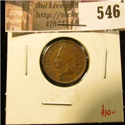 1897 Indian Head Cent, VF30, value $10