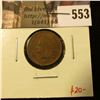 Image 1 : 1901 Indian Head Cent, AU, luster! value $20