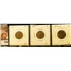 Image 1 : (3) Lincoln Cents, 1913 VG, 1913-D G+, 1913-S G, group value $18