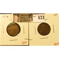 (2) Lincoln Cents, 1916 VF & 1916-S XF, value for pair $27