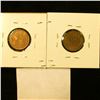 Image 2 : (2) Lincoln Cents, 1938-S BU MS64+ RED & 1939 BU MS63 BN, value for pair $10