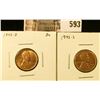 Image 1 : (2) Lincoln Cents, 1942-D BU, 1942-S BU, value for pair $11