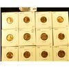 Image 1 : (12) Lincoln Cents, 1954PDS, 1955PDS, 1956PD, 1957PD, 1958PD, complete date and mintmark run from 19