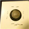 Image 2 : 1852 3 Cent Silver, G, value $20