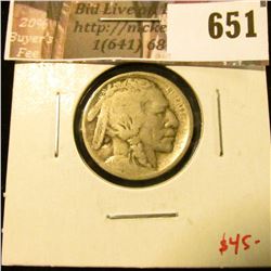 1913-S Type 1 (Mound) Buffalo Nickel, G, value $45