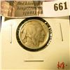 Image 1 : 1917-D Buffalo Nickel, G, value $18