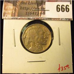 1923 Buffalo Nickel, AU+, value $35