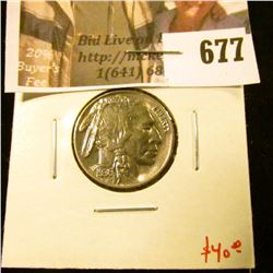 1936 Buffalo Nickel, BU, value $40+