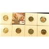 Image 2 : (7) Jefferson Nickels, 1965, 1968-D, 1970-S, 1972, 1975, 1977, 1981-D, all BU, some toned, some from