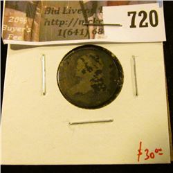 1830 Bust Dime, G, value $30