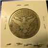 Image 2 : 958 . 1907-S Barber Half Dollar, G, value $18