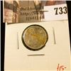 Image 1 : 1861 Seated Liberty Dime, G, value $15
