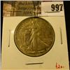 Image 1 : 997 . 1946 Walking Liberty Half Dollar, AU, value $20
