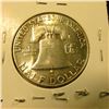 Image 2 : 999 . 1948 Franklin Half Dollar, BU, value $30