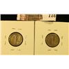 Image 2 : (2) Mercury Dimes, 1916 & 1917, both VF, value for pair $14