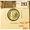 Image 1 : 1935 Mercury Dime, BU MS65+, MS63 value $50, MS65 value $90