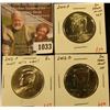 Image 1 : 1033 . (3) Kennedy Half Dollars, 2010-P & 2012PD, all 3 BU from Min