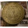 Image 2 : 1036 . 1880-O micro O Morgan Silver Dollar, AU, value $48