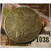 Image 1 : 1038 . 1883-O Morgan Silver Dollar, VF/XF, VF value $32, XF value $
