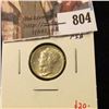 Image 1 : 1941-D Mercury Dime, MS64+ Full Split Bands, value $20
