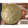 Image 1 : 1052 . 1898-S Morgan Silver Dollar, VF/XF, VF value $40, XF value $