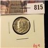 Image 1 : 1945-D Mercury Dime, BU, value $12
