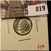 Image 1 : 1955 Roosevelt Dime, BU, value $5